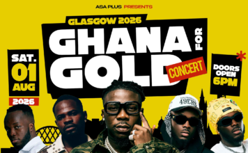 Stonebwoy, Fameye, DopeNation and Akwaboah to headline Ghana for Gold Concert in Scotland