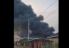 Massive fire engulfs alcohol warehouse at Tema Community 26