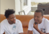 Lasmid shares special moment with Okomfour Kwadee as he pays tribute to music legend
