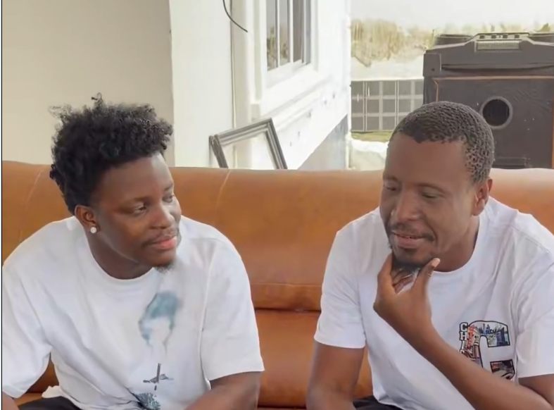 Lasmid shares special moment with Okomfour Kwadee as he pays tribute to music legend - Adomonline