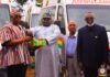 Ministry of Health hands over 30 ambulances at Burma Camp to National Security for refurbishment