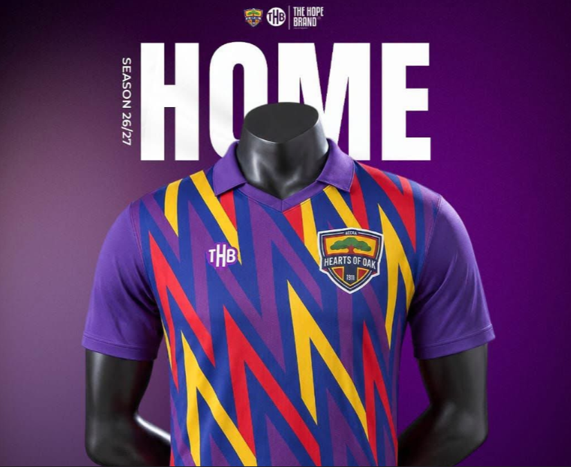 Hearts of Oak unveil new home jersey ahead of 2026/27 GHPL season - Adomonline