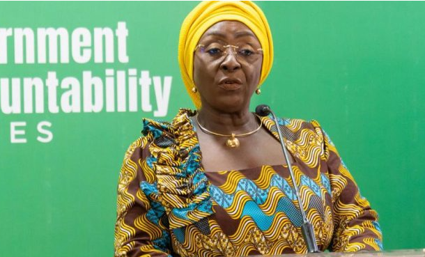 Minister for Tourism, Culture and Creative Arts, Abla Dzifa Gomashie,