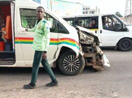 Four vehicles collide at Tech Junction-Top High as Ambulance attempts to navigate stationary traffic
