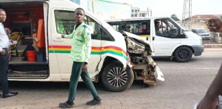 Four vehicles collide at Tech Junction-Top High as Ambulance attempts to navigate stationary traffic