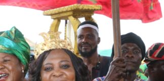 Mepe Queen Mother demands compensation for 2023 flood victims