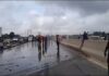 Efforts underway to clear Ofankor Barrier accident scene