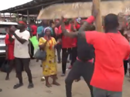 Pokuase Timber Market traders protest planned demolition, relocation