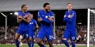 Rogers scores on debut, Palmer stars, as Chelsea beat Fulham in five-goal cracker