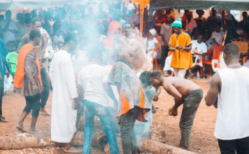 Gomoa Otapirow Chief and people celebrate yam festival (Eguatodo)