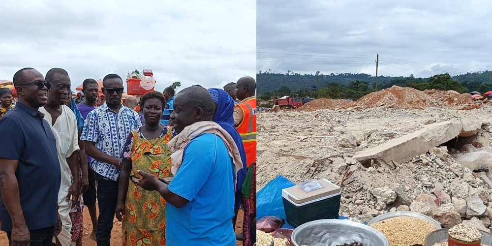 Traders fume over demolition of Enchi market to pave way for 24hour economy market - Adomonline