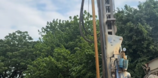 John Dumelo drills borehole at Accra Training College over water shortage
