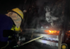Truck carrying marble catches fire on Cape Coast–Takoradi Highway