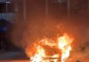 GNFS responds to vehicular fire at Teshie