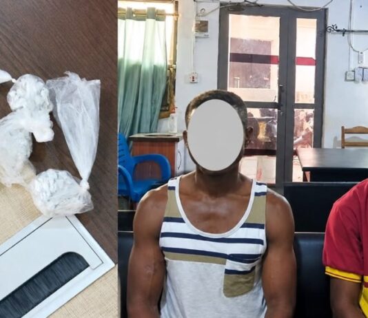 Two arrested as Police intercept 192 parcels of suspected cocaine in Wa