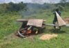 Galamsey: Forestry Commission arrests 12, impounds three excavators in South Formangso Forest Reserve