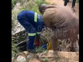 GNFS retrieves lifeless body of man in open drain at Wa SSNIT Residence