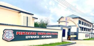 Watch video of Koforidua PENSEC staff telling student chop boxes are no longer accepted