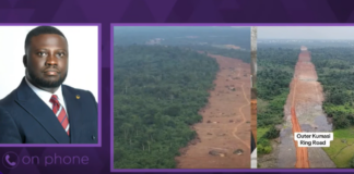 Accra-Kumasi Expressway: We must all encourage President Mahama and his government to complete this monumental project. You can only be a witch or a nation-wrecker to oppose something like this — Dr. Frank Amoakohene.Ashanti Regional Minister, Dr. Frank Amoakohene