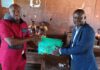 Awutu Senya West DCE supports public schools with learning materials