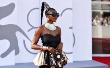 Ghanaian top model Eligere Di Merrebel lights up 2026 Venice Film Festival