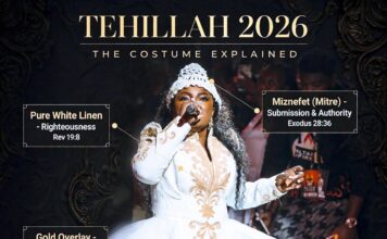 Ohemaa Mercy explains symbolism behind her ‘Altar of Fire’ outfit at Tehillah Experience 2026