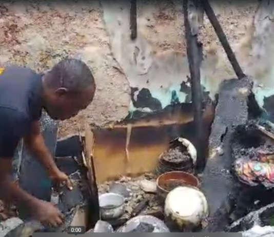 Mother appeals for support after fire destroys mother’s home, school belongings of SHS fresher at Agona Nsabaa