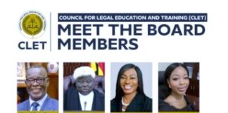 Chief Justice Baffoe-Bonnie leads new 11-member Council for Legal Education and Training Board