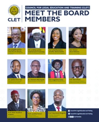 Chief Justice Baffoe-Bonnie leads new 11-member Council for Legal Education and Training Board