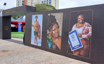 Hundreds pay last respect as Guinness World Record holder and visual artist Sharon Dede Padiki is laid to rest