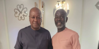 Kofi Amoabeng meets Mahama over matters of national interest