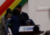 Madina MP Francis Sosu slumps while delivering speech at GIMPA