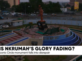 Is Nkrumah’s glory fading? Nkrumah’s iconic fountain at Circle runs dry