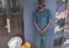 Man arrested with 38 parcels of suspected cannabis at Paga