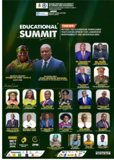 Mahama, Otumfuo, and Bawumia to grace KNUST grand educational summit