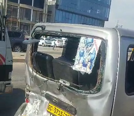 Several injured as Sprinter bus collides with ‘trotro’ at Odorkor