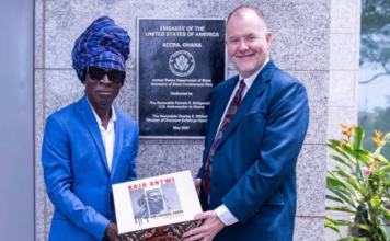Kojo Antwi visits US Embassy to discuss music and culture